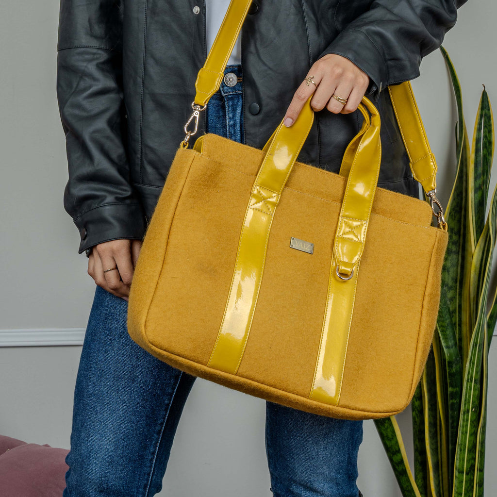 Cartera del fieltro de alpaca