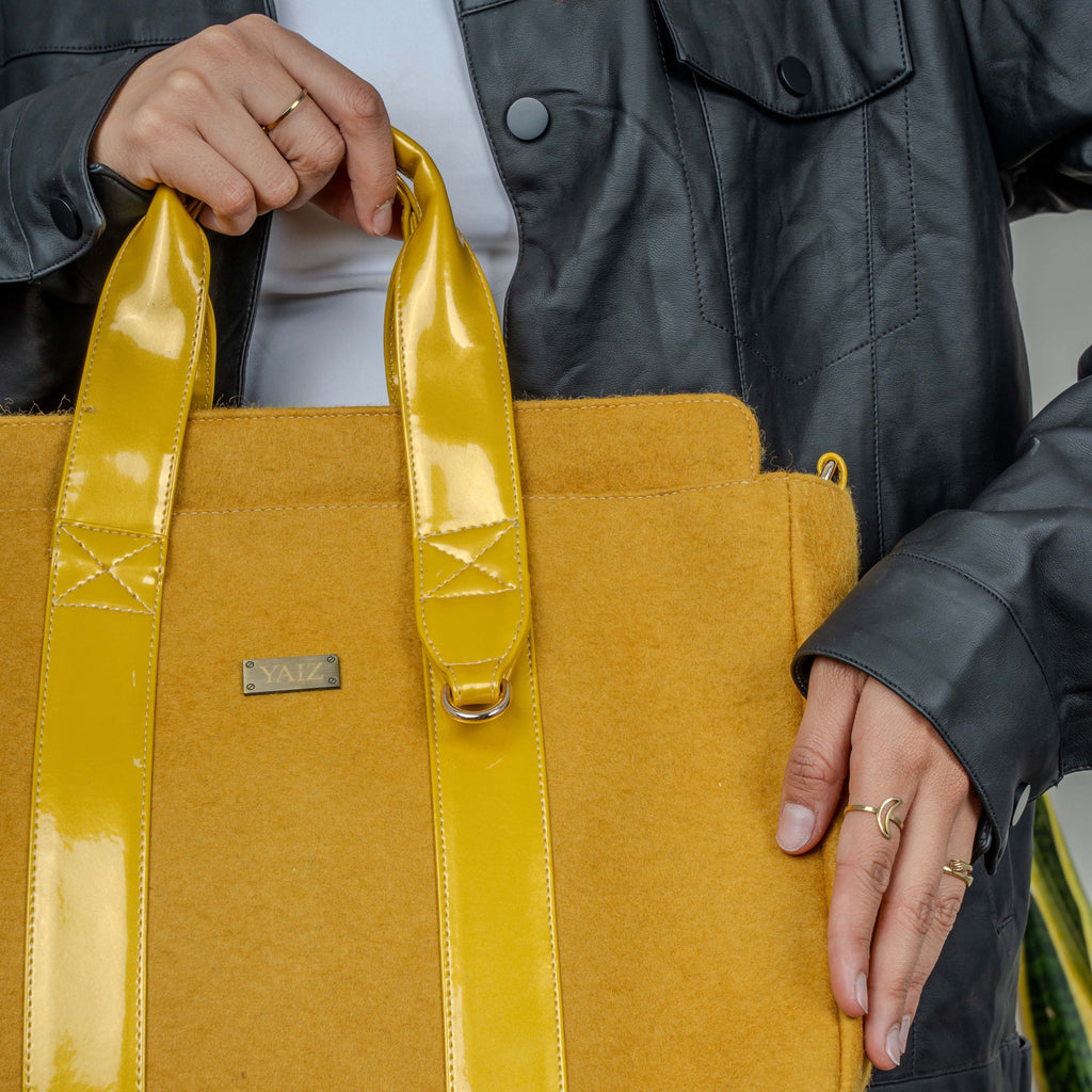 Cartera del fieltro de alpaca