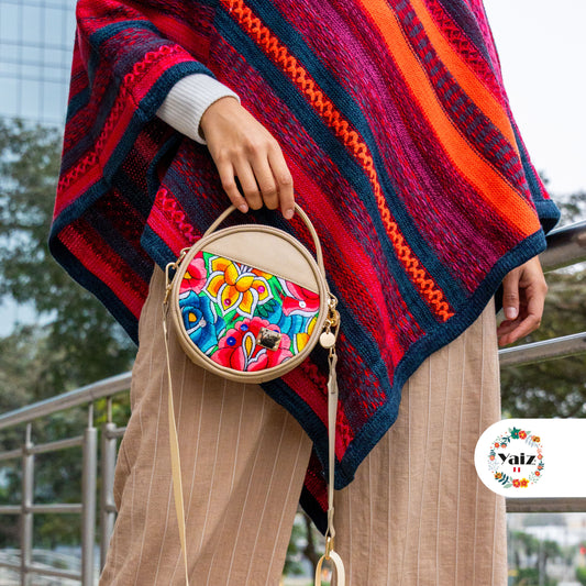 Cartera Redonda de Cuero