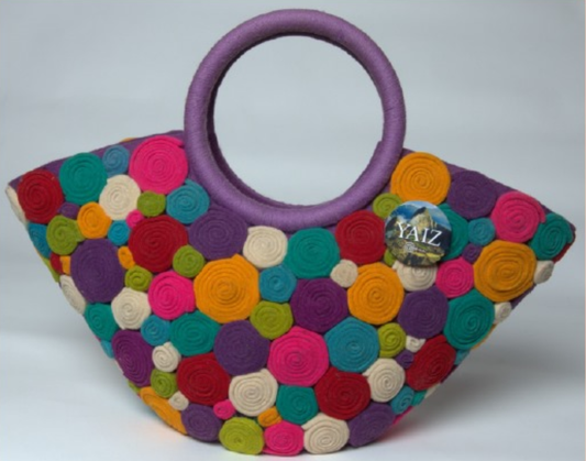 Cartera círculos de color